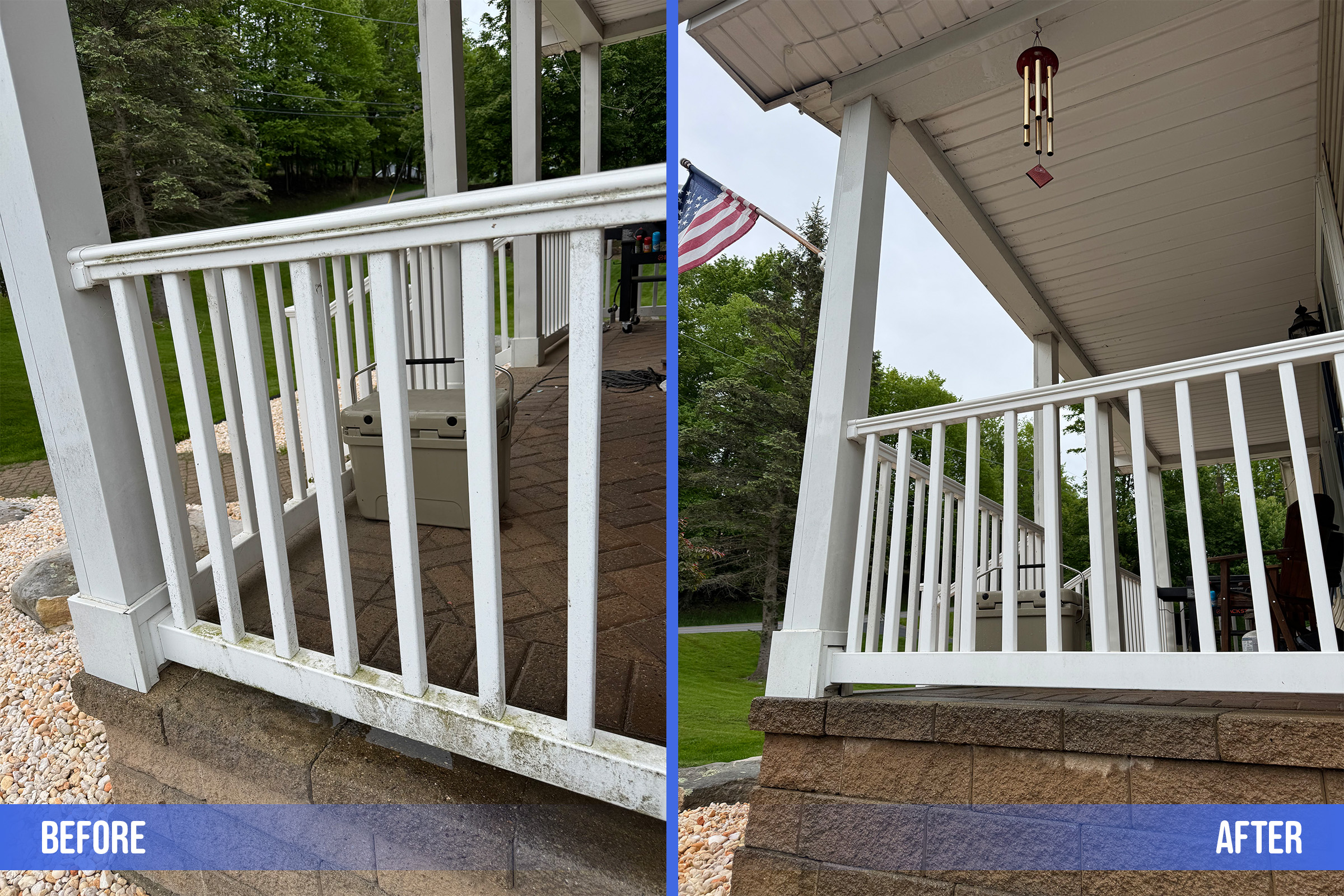 Before & After Porch